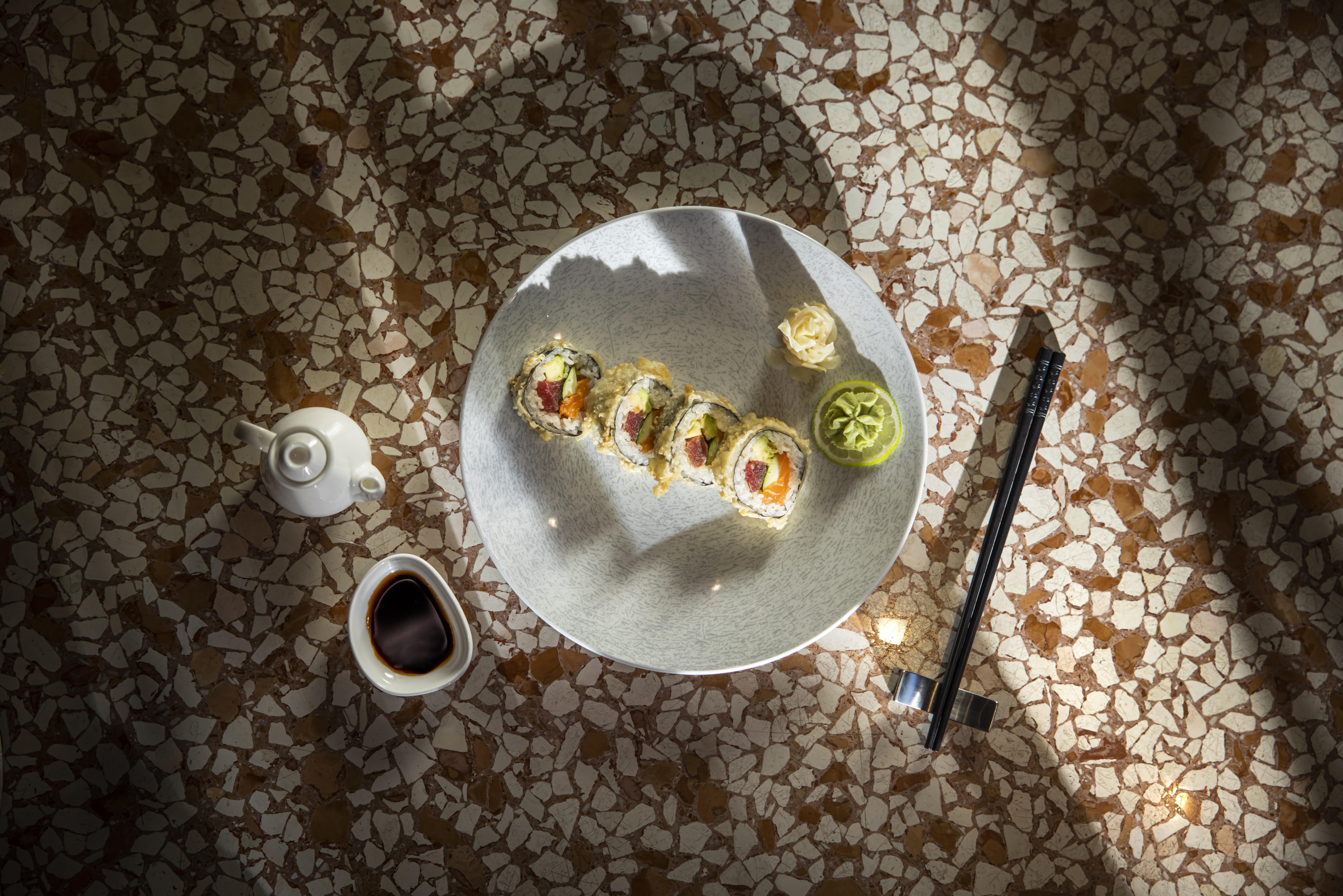 Lone Hotel By Maistra Collection Rovigno Esterno foto A rendering of a sushi scene