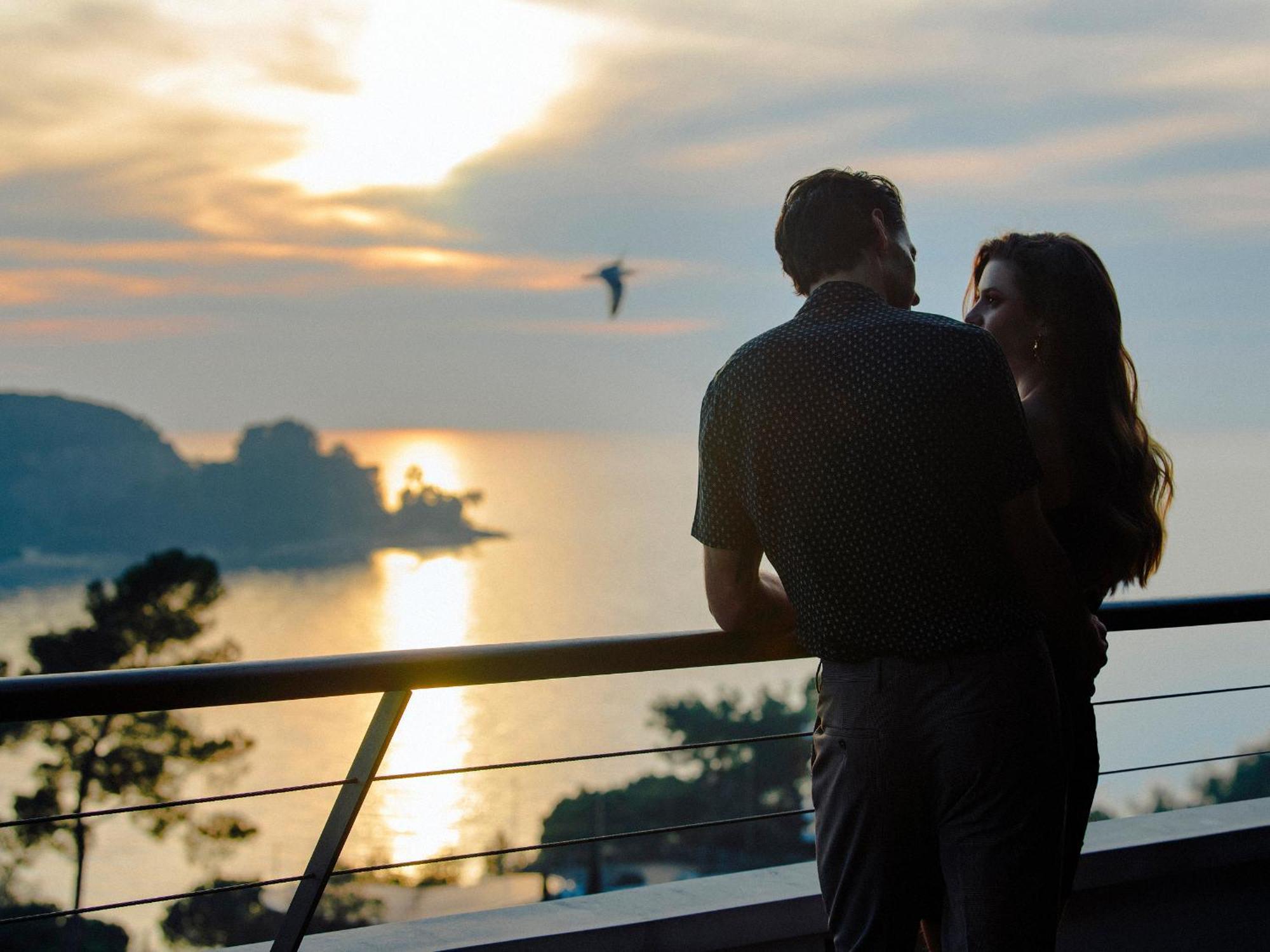 Lone Hotel By Maistra Collection Rovigno Esterno foto Sunset at the resort