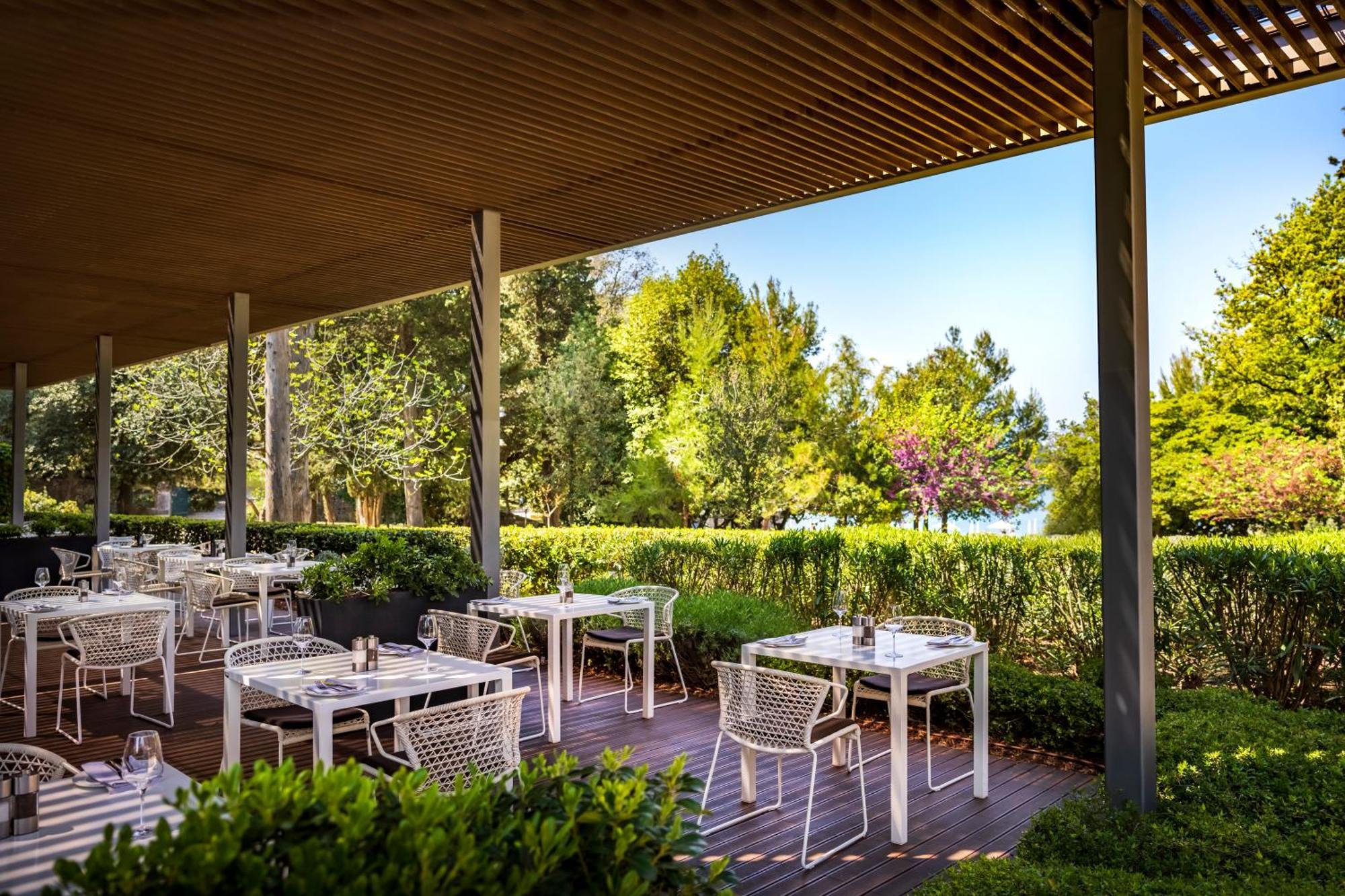 Lone Hotel By Maistra Collection Rovigno Esterno foto Restaurant